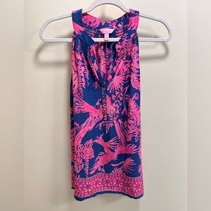 🔆Lilly Pulitzer top🔆 Size Medium🔆 100% Silk🔆